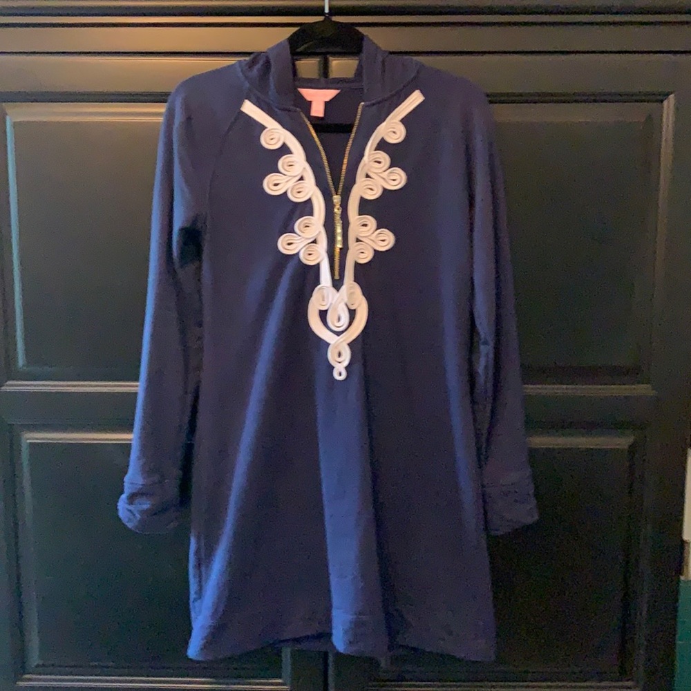 Lilly Pulitzer hoodie tunic/dress